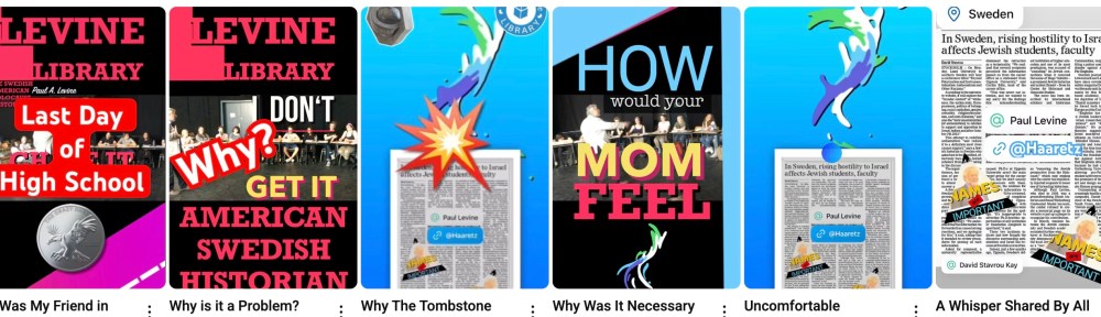 The Refusal To Honor the Holocaust Historian Paul A. Levine Is Not An Isolated Case